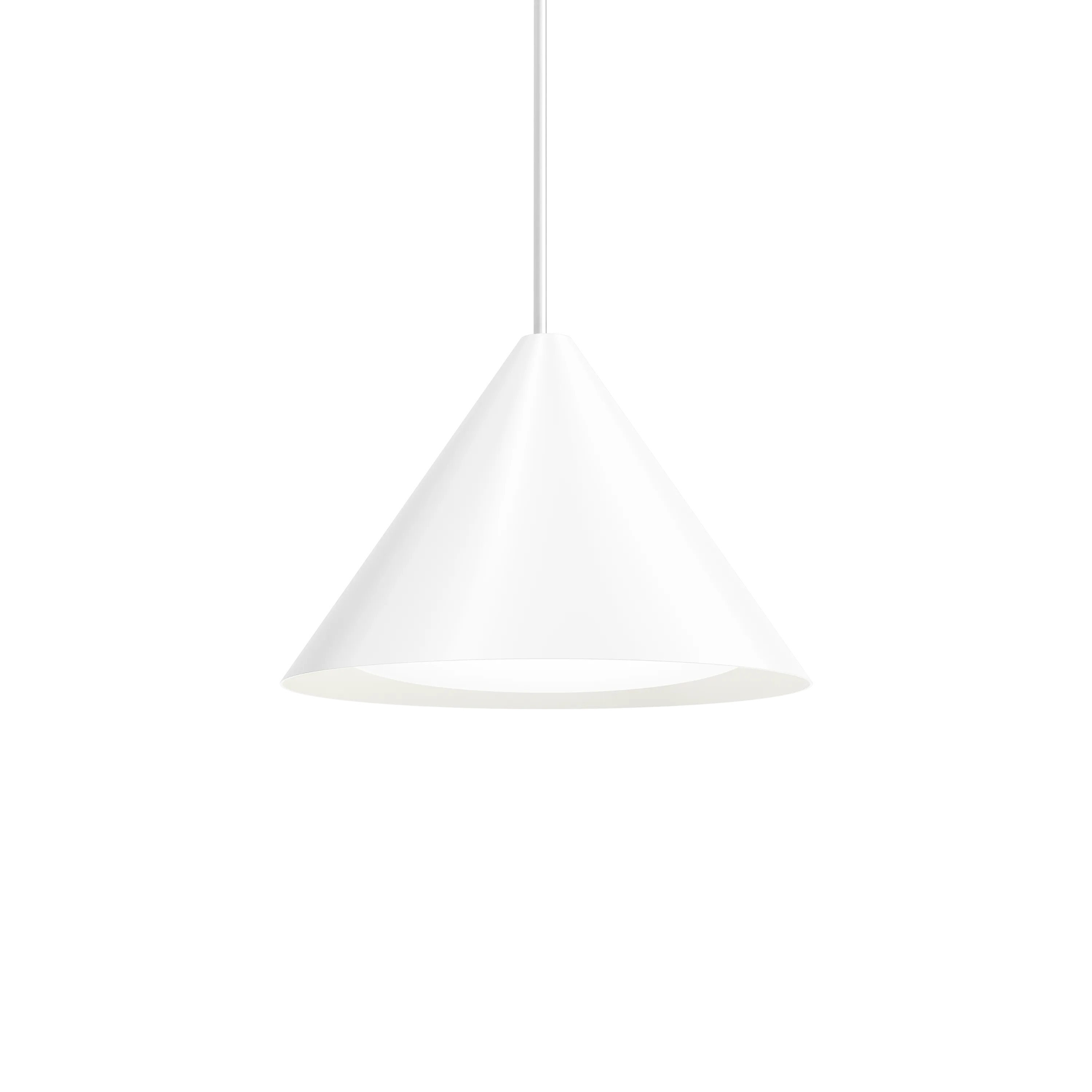 Louis Poulsen Pendelleuchte Keglen Pendant 400 White